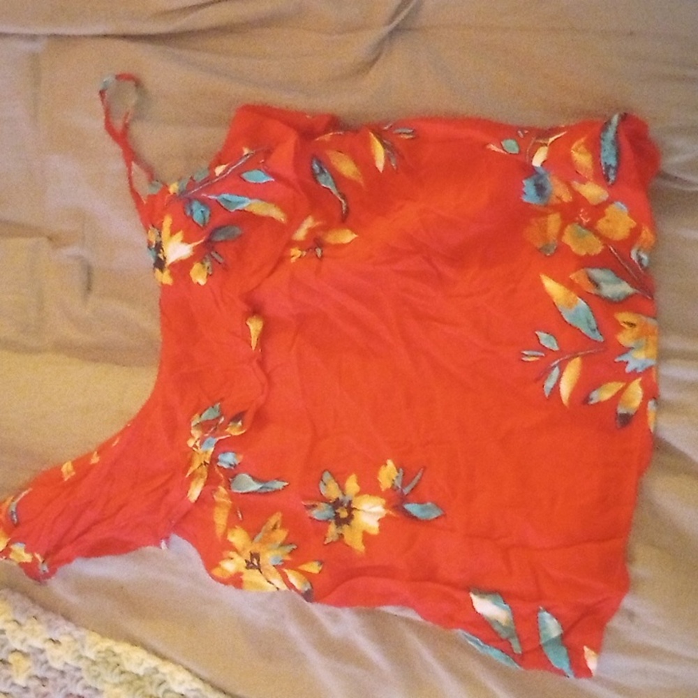 Express Hawaiian blouse small